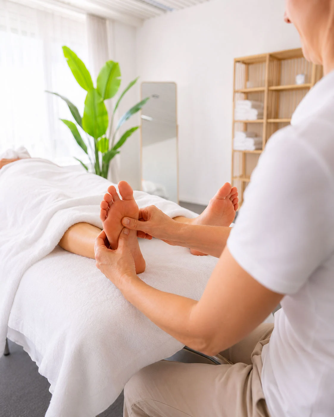 Behandlung der Fussreflexzonen an der Bruchstrasse 69